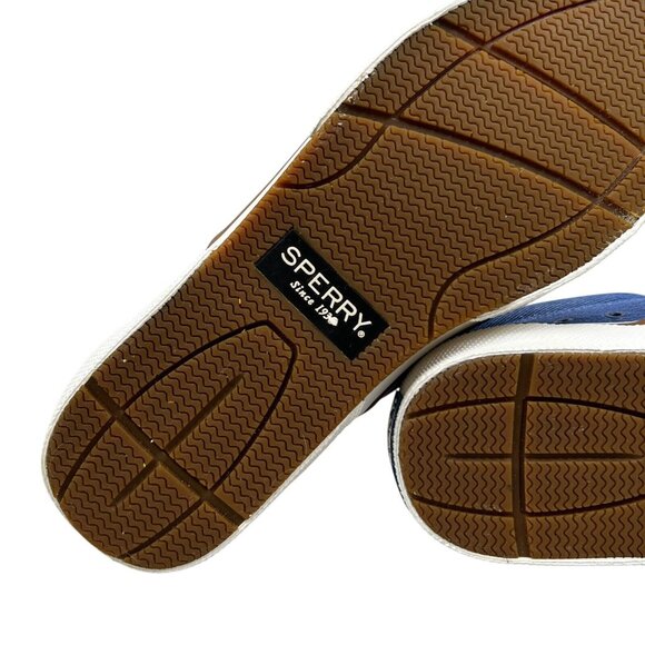 Sperry Halyard CVO Washed Twill True Navy Casual Shoes Men's Size 8 M - Picture 10 of 12